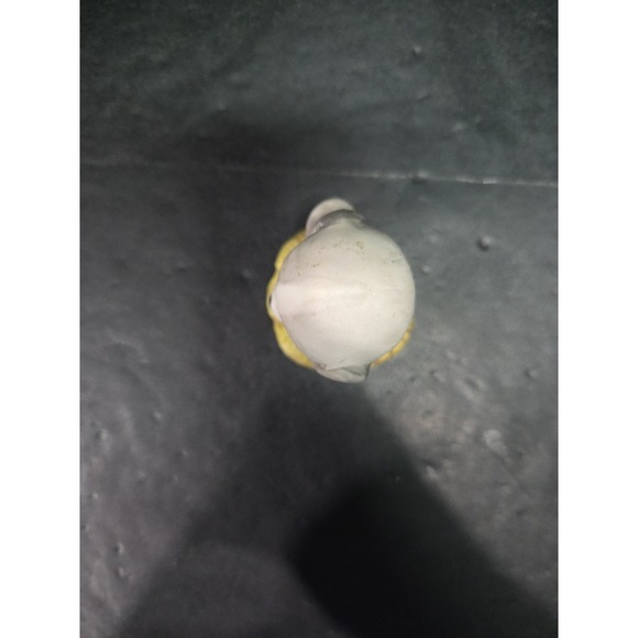 Puppy Porcelain Figurine 3.5", Grey Dog W/ Bone, Vtg Collectible, Price Products - Picture 7 of 10